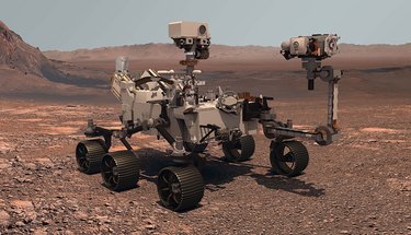 Artist's illustration of NASA's Mars 2020 Perseverance rover
