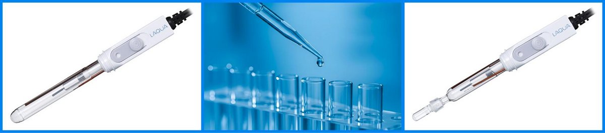 Two electrodes with different liquid junctions – 9615S-10D (ceramic) and 9681S-10D (sleeve)