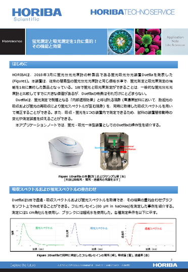 蛍光測定と吸光測定を1台に集約！その機能と効果