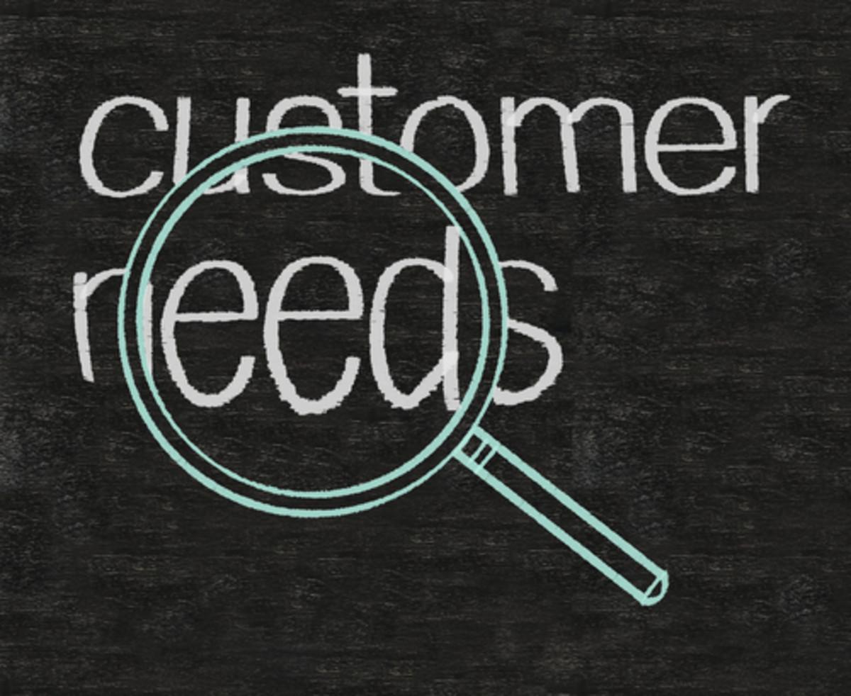 Good understanding. Customer needs. Good understanding of customer needs. Customer need #1. Customers needs picture.