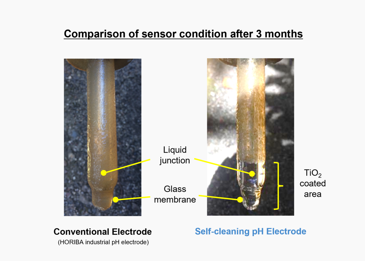 Self-cleaning pH Electrode - HORIBA