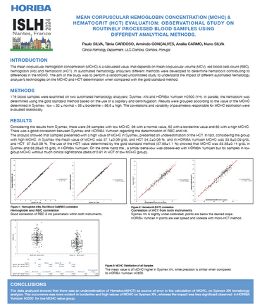 Yumizen H2500_MCHC-HCT_Portugal_Poster ISLH2024