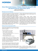 Application note: Direct Elemental Analysis of Battery Materials Using ICP-OES with ElectroThermal Vaporization (ETV) thumbnail