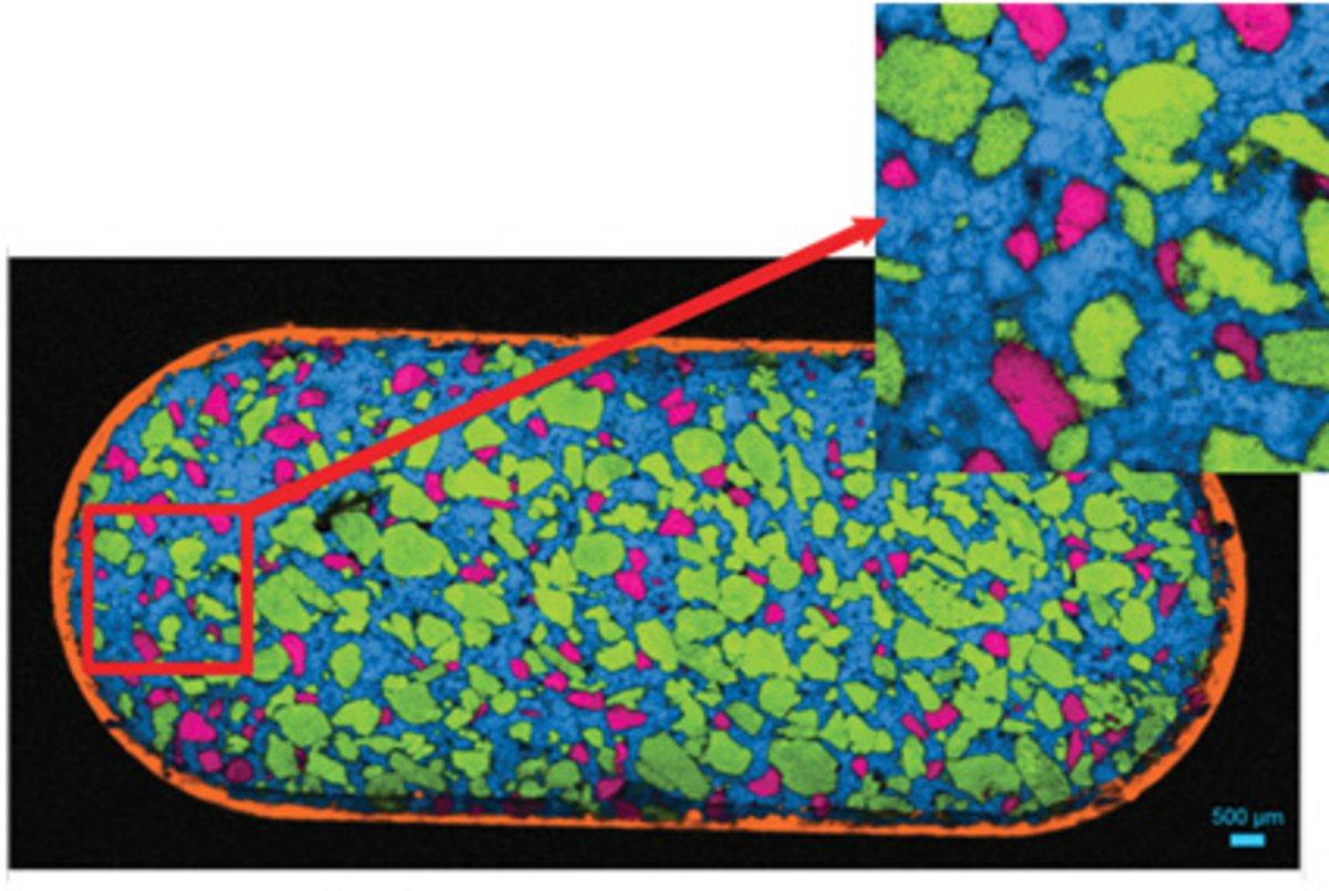 Raman spectral imaging (or mapping) is a method for generating detailed chemical images based on a sample’s Raman spectrum. Raman spectral imaging allows chemical distribution to be viewed which is invisible by standard optical microscopy.
