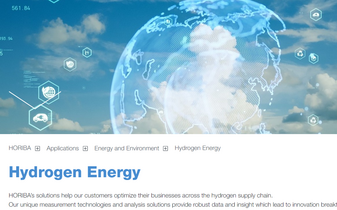 Contributions to Achieve Carbon Neutrality: HORIBA Launches Special Website to Introduce Hydrogen Energy Analysis and Measurement Solutions