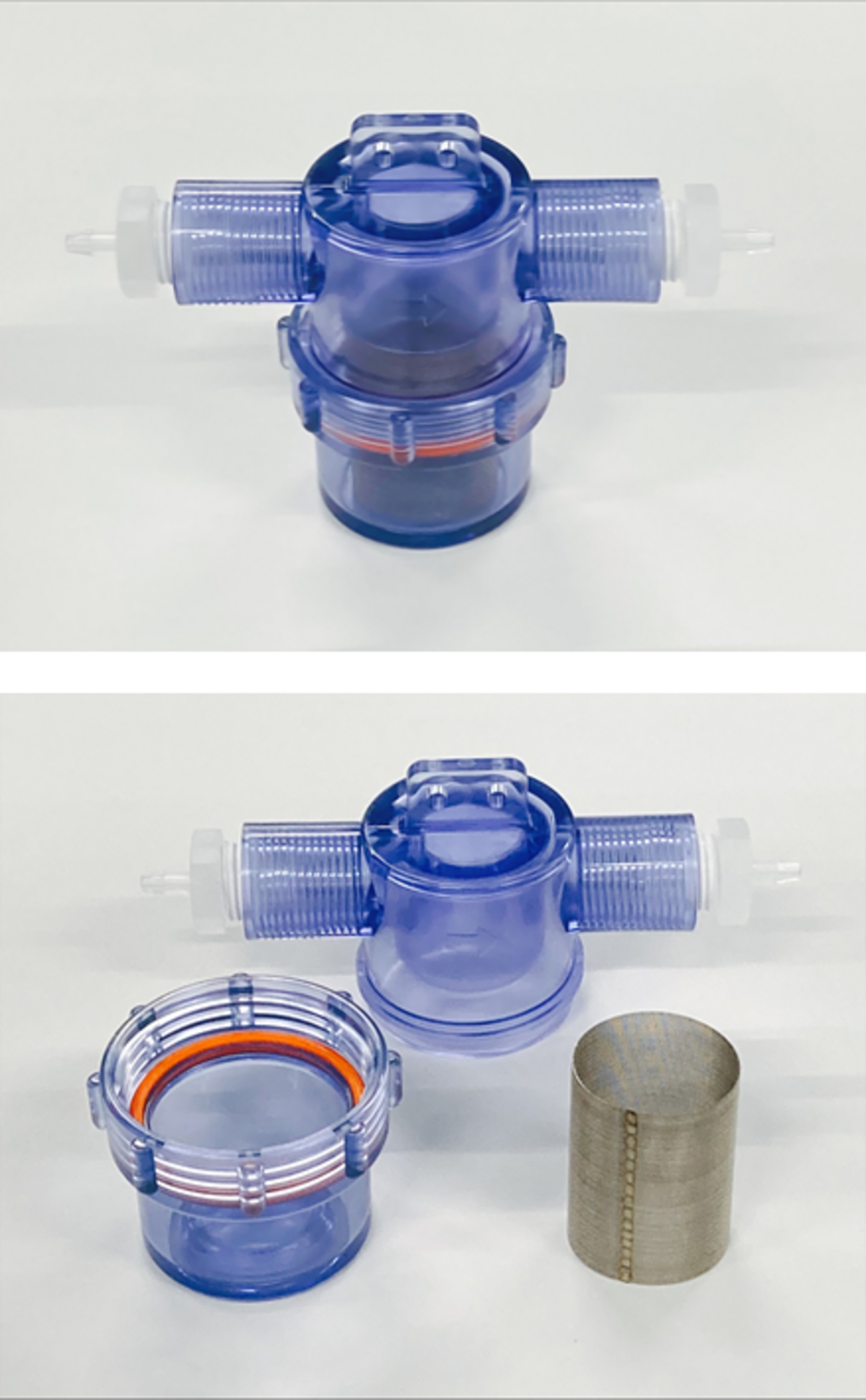 インラインストレーナー(分解して洗浄可能) インラインストレーナー(分解して洗浄可能)