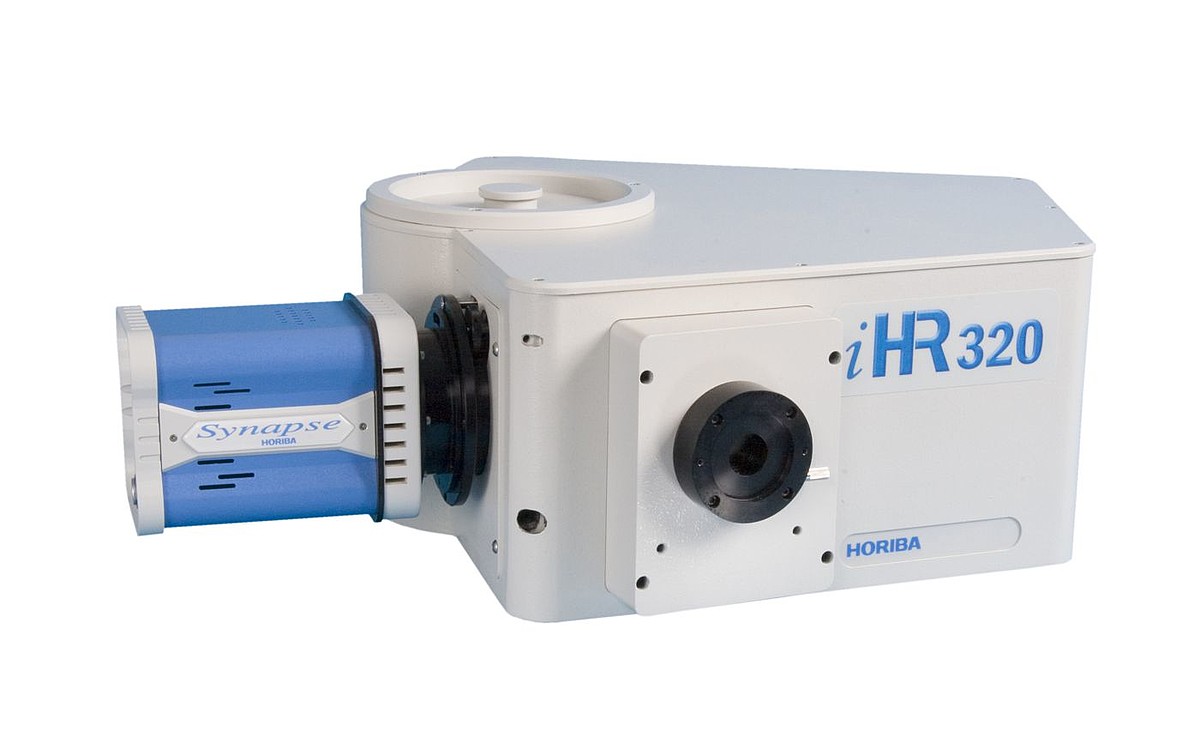 HORIBA iHR320 spectrometer with a Synapse CCD scientific camera