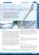 pH Measurement of Pure Water using 9600-10D and 9615S-10D pH Electrodes thumbnail