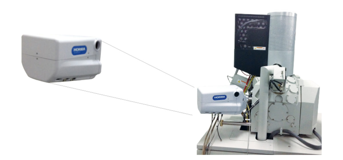 ラマン + SEM (走査電子顕微鏡)