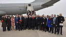 英国のテリーザ・メイ首相と訪中に同行した英国ビジネス代表団