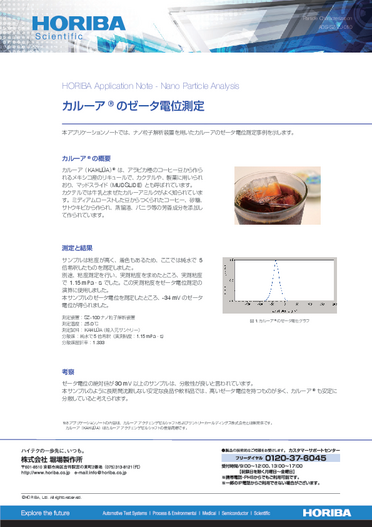 リキュールのゼータ電位