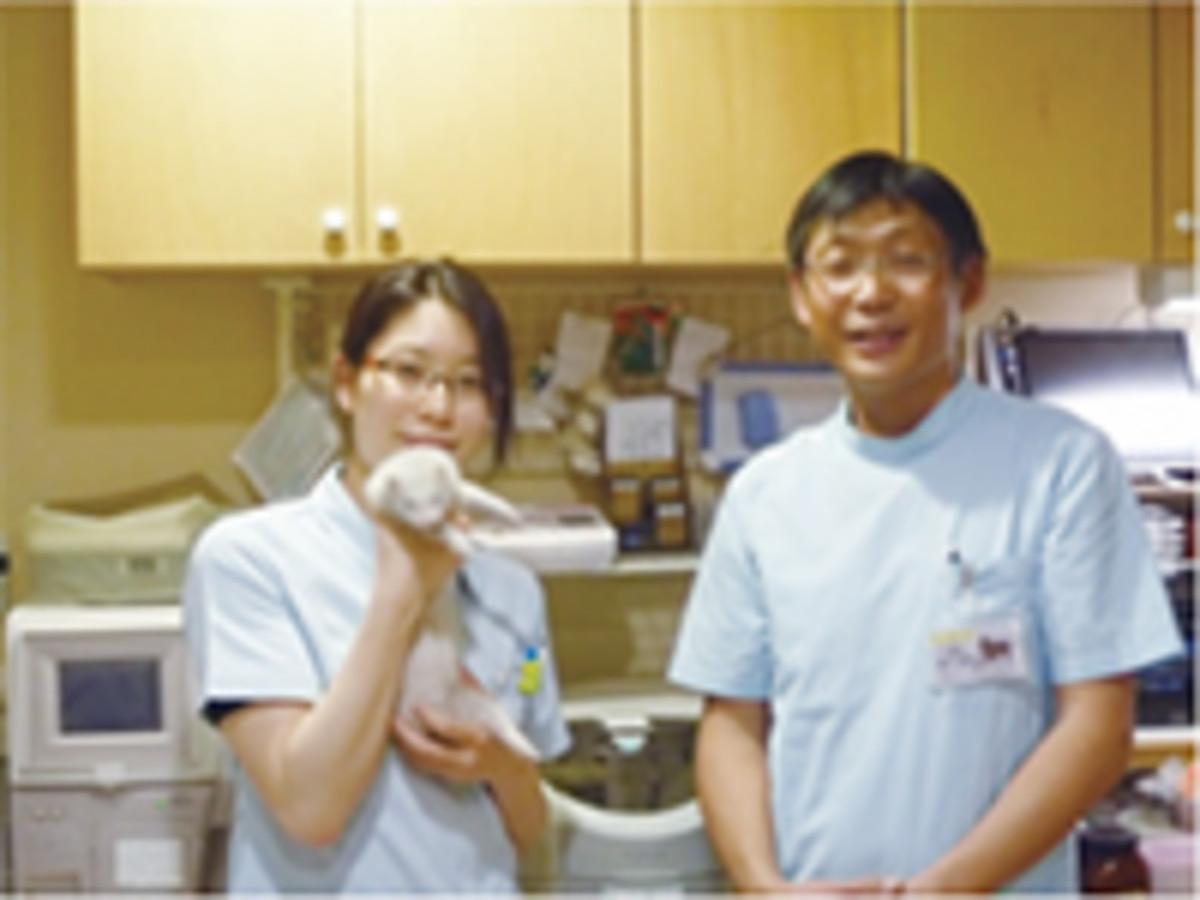 阿子島先生(左)と滝沢院長先生(右)