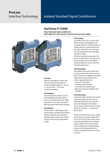 アイソレータ <VariTrans P15000>