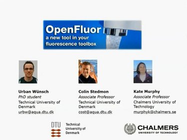 OpenFluor a New Tool in Your Fluorescence Toolbox Webinar