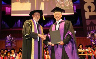 Atsushi Horiba OBE, Chairman & Group CEO of HORIBA, Ltd., Named Honorary Fellow of University College London