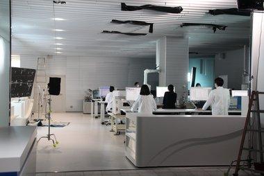 Analytical Solution Plazaでの撮影風景 Analytical Solution Plazaでの撮影風景