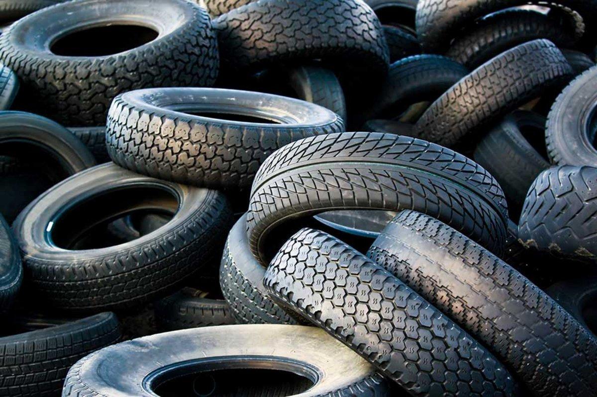 Microplastics from tires