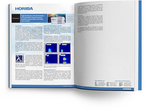 Rapid Identification of Oil Contamination in Process Water Using Fluorescence Excitation Emission Matrix and Parallel Factor Analysis