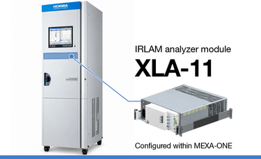 MEXA-ONE configured with the XLA-11 IRLAM™ analyzer module for N₂O measurement.