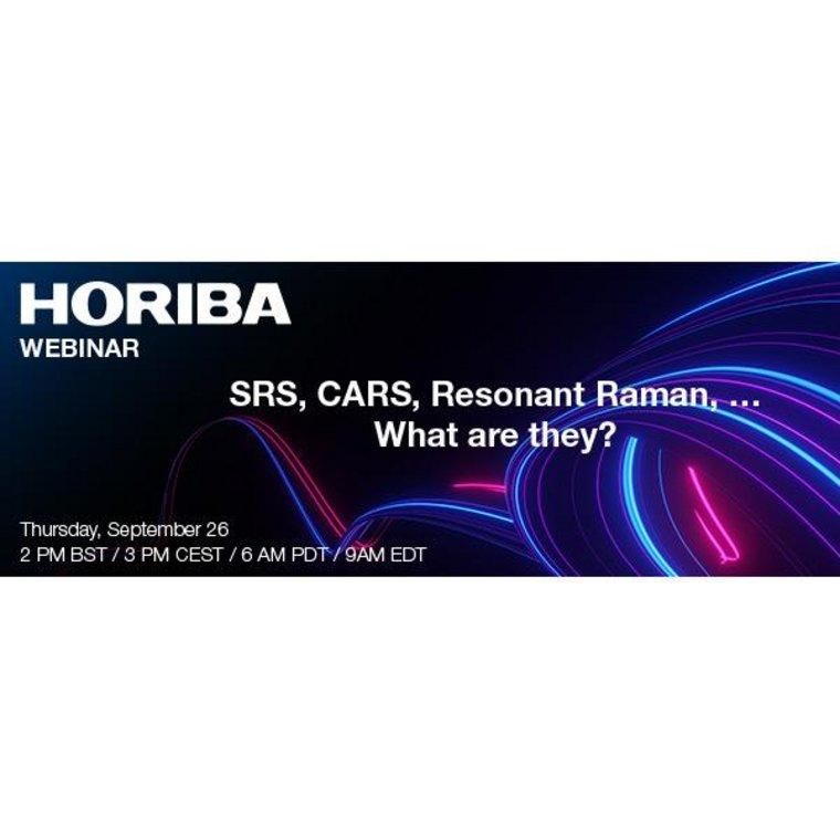 SRS, CARS, Resonant Raman, … What are they? - HORIBA