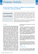 How to Quantify a Protein in Different Crude Samples in One Run using the XelPleX thumbnail